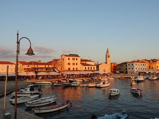 Fažana waterfront and harbour near Villa Pineta